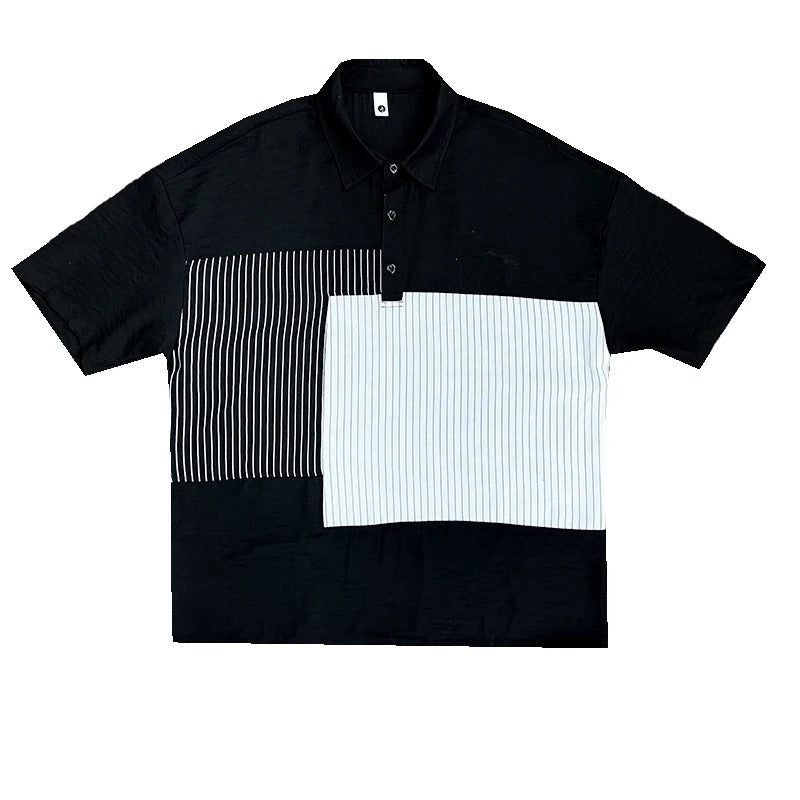 Patchy Striped Tees For Men